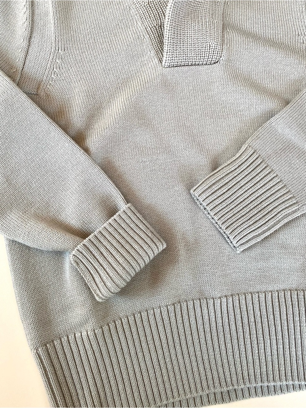 BANANA REPUBLIC - 100% Wool Tan Sweater Size Small - Picture 6 of 16